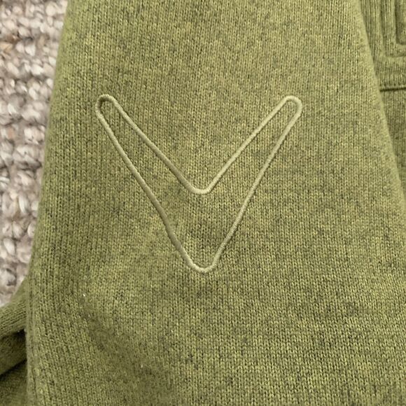 Callaway C-Tech Mens 1/4 Zip Golf Pullover Sweater Knit Pockets Green Sz M “CCH” - Picture 4 of 8